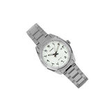 Casio Enticer Date Ladies Silver Chain Watch LTP-1302D-7A3VDF