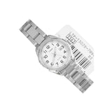 Casio Enticer Date Ladies Silver Chain Watch LTP-1302D-7BVDF