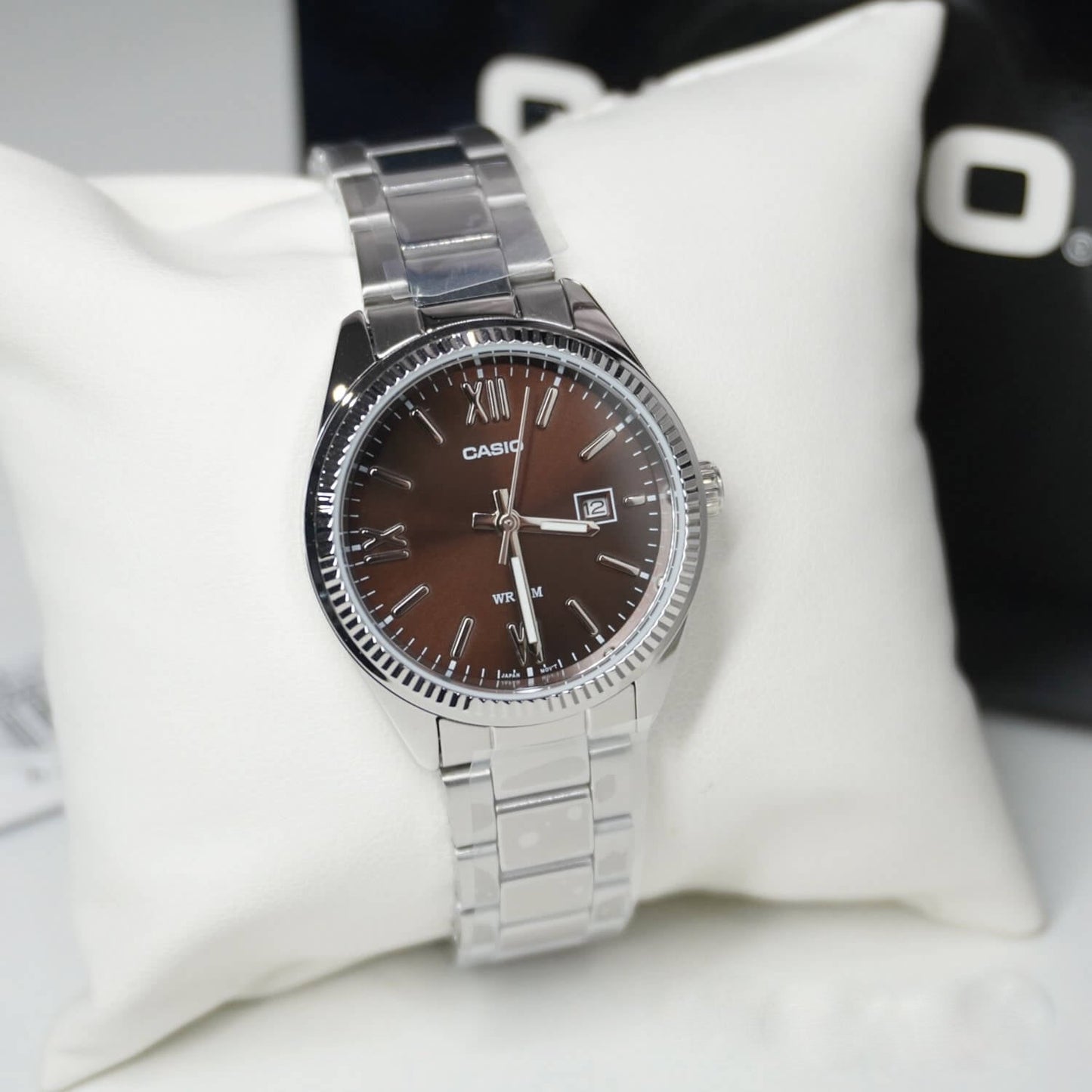 Casio Enticer Date Ladies Chain Watch LTP-1302DD-5AVDF