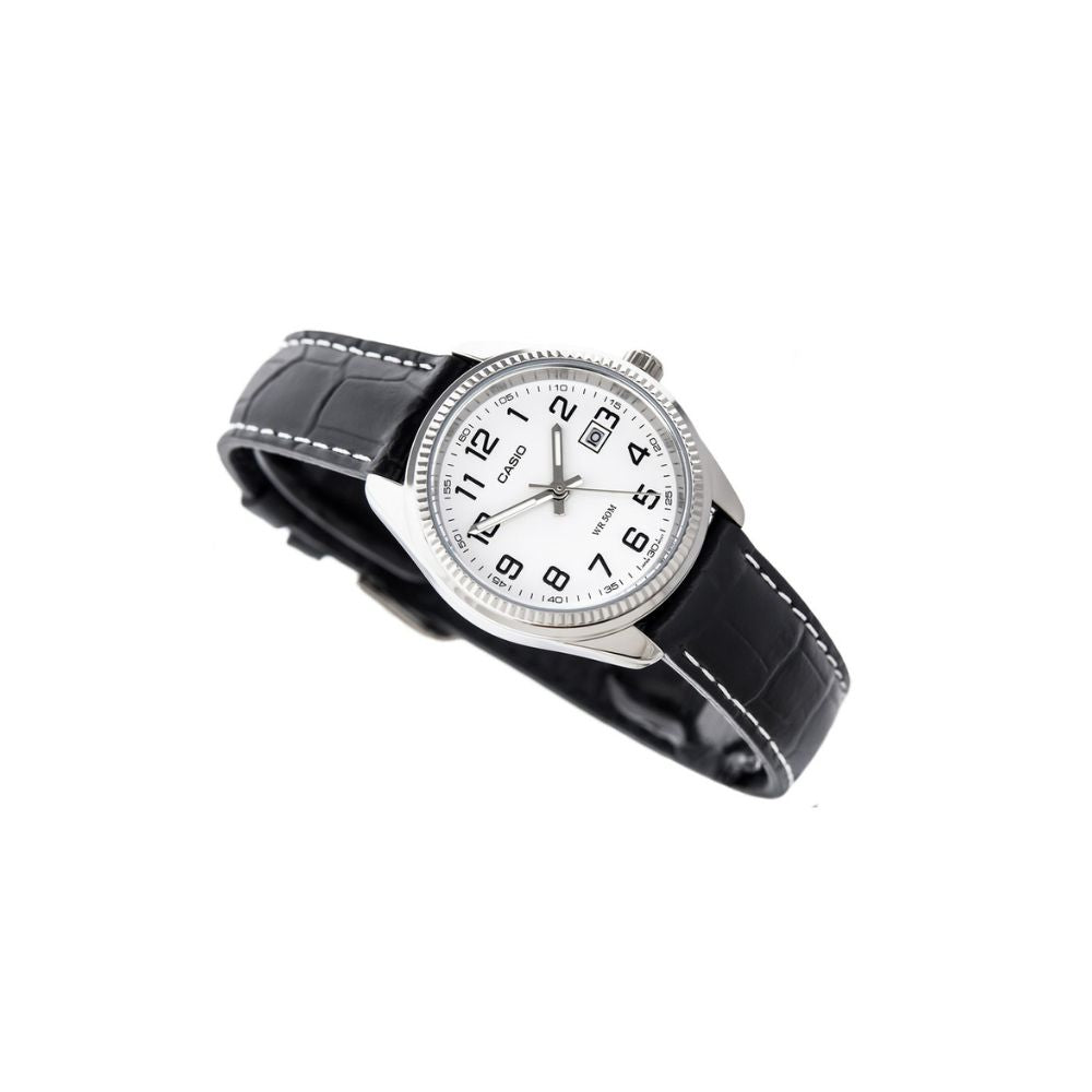 Casio Enticer Date Ladies Leather Belt Watch LTP-1302L-7BVDF