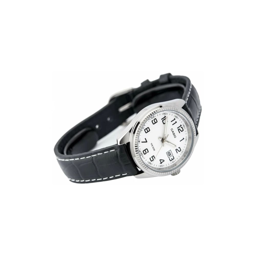 Casio Enticer Date Ladies Leather Belt Watch LTP-1302L-7BVDF