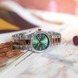 Casio Enticer Date Ladies Two Tone Chain Watch LTP-1302PRG-3AVDF