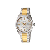 Casio Enticer Date Ladies Two Tone Chain Watch LTP-1302SG-7AVDF