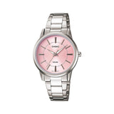 Casio Enticer Silver Ladies Chain Watch LTP-1303D-4AVDF