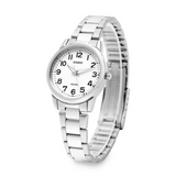 Casio Enticer Silver Ladies Chain Watch LTP-1303D-7BVDF