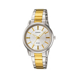 Casio Enticer Two Tone Ladies Chain Watch LTP-1303SG-7AVDF