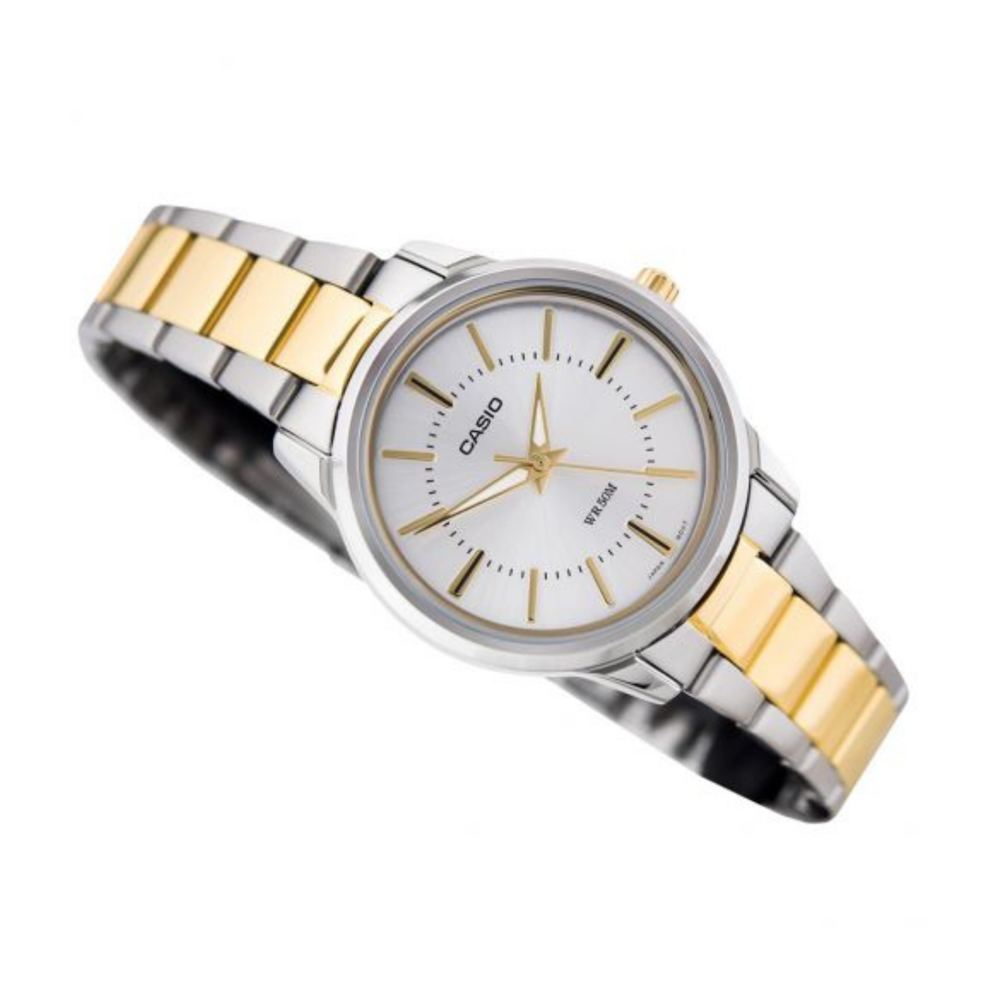 Casio Enticer Two Tone Ladies Chain Watch LTP-1303SG-7AVDF