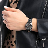 Casio Enticer Date Silver Ladies Leather Belt Watch LTP-1314L-8AVDF