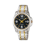 Casio Enticer Date Two Tone Ladies Chain Watch LTP-1314SG-1AVDF