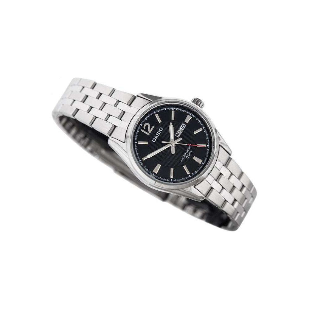 Casio Enticer Day Date Ladies Chain Watch LTP-1335D-1AVDF