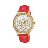 Casio Enticer Multifunction Ladies Leather Belt Watch LTP-2087GL-4AVDF