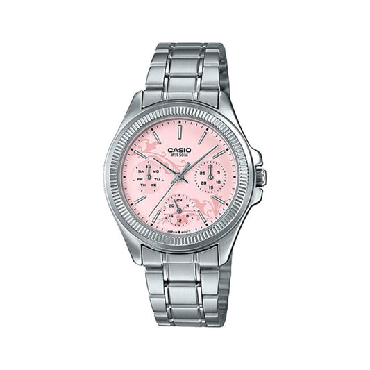 Casio Enticer Multifunction Ladies Chain Watch LTP-2088D-4AVDF