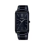 Casio Standard Black Ladies Stainless Steel Chain Watch LTP-E156B-1ADF