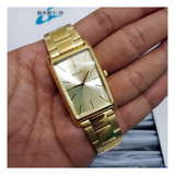 Casio Standard Golden Ladies Stainless Steel Chain Watch LTP-E156G-9ADF