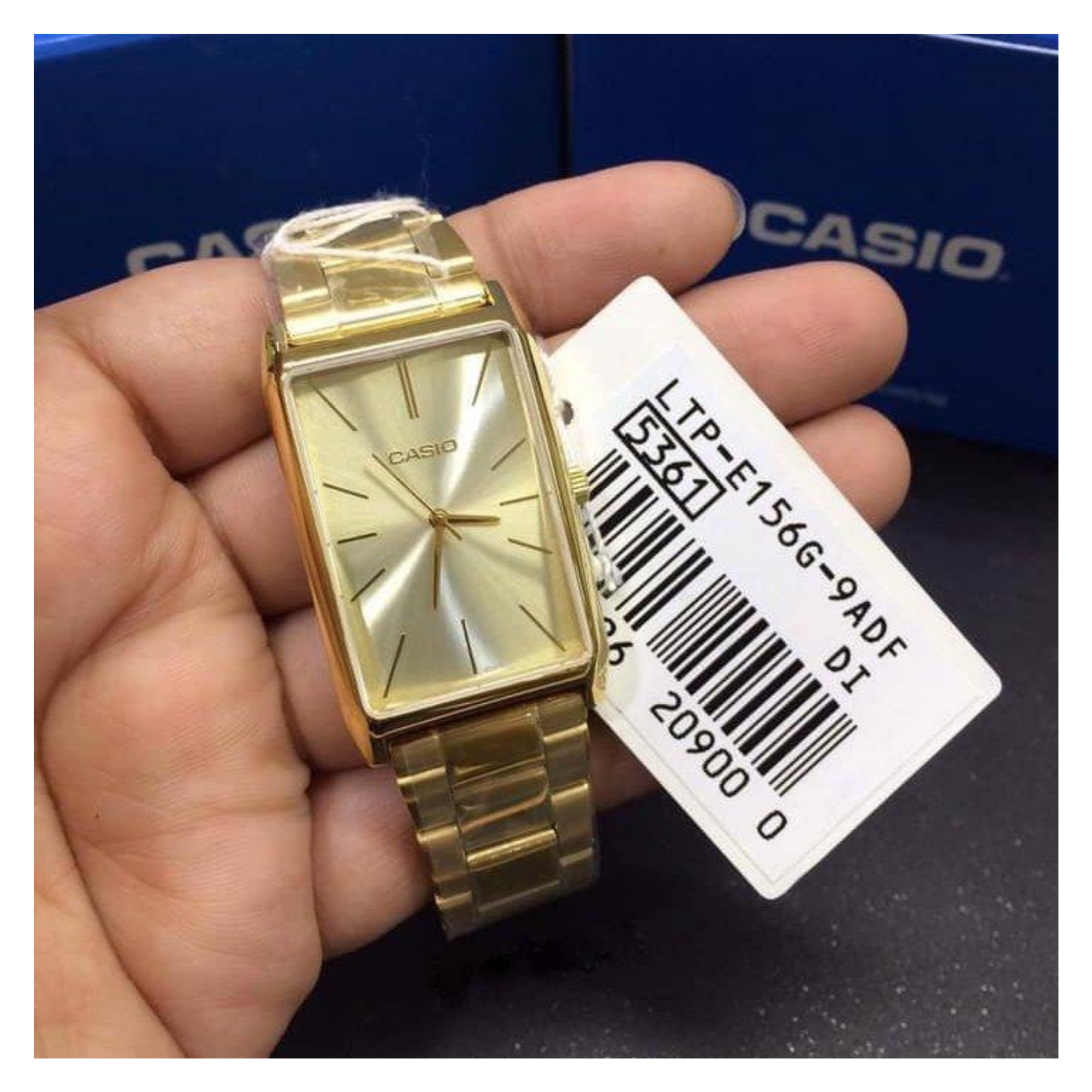 Casio Standard Golden Ladies Stainless Steel Chain Watch LTP-E156G-9ADF