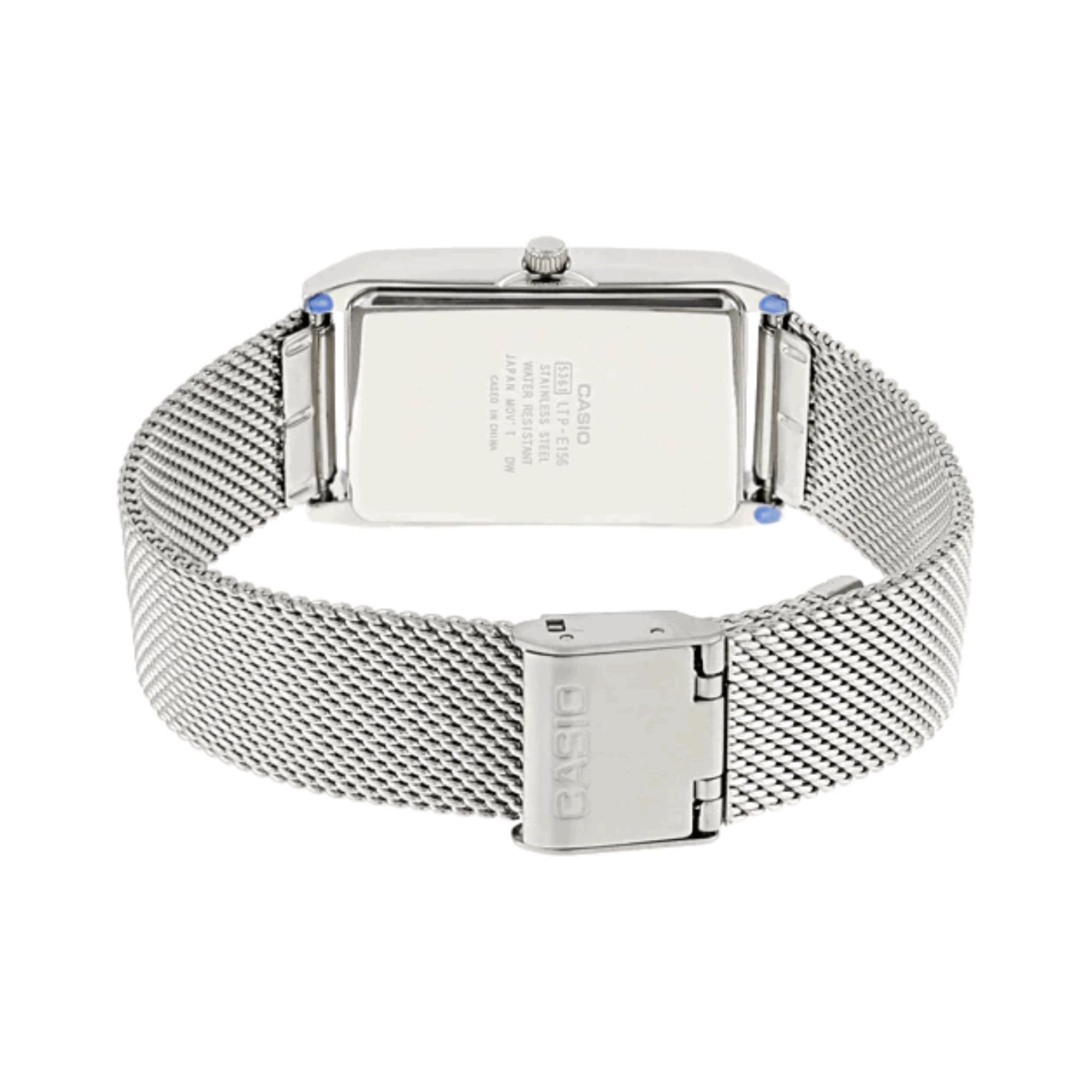 Casio Standard Ladies Stainless Steel Mesh Chain Watch LTP-E156M-7ADF