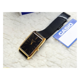 Casio Standard Golden Ladies Stainless Steel Mesh Chain Watch LTP-E156MGB-1ADF