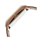 Casio Standard Rose Gold Ladies Stainless Steel Mesh Chain Watch LTP-E156MR-9ADF