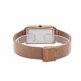 Casio Standard Rose Gold Ladies Stainless Steel Mesh Chain Watch LTP-E156MR-9ADF