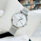 Casio Standard Ladies Mesh Chain Watch LTP-E157M-7ADF