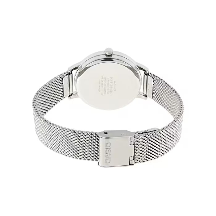 Casio Standard Ladies Mesh Chain Watch LTP-E157M-7ADF