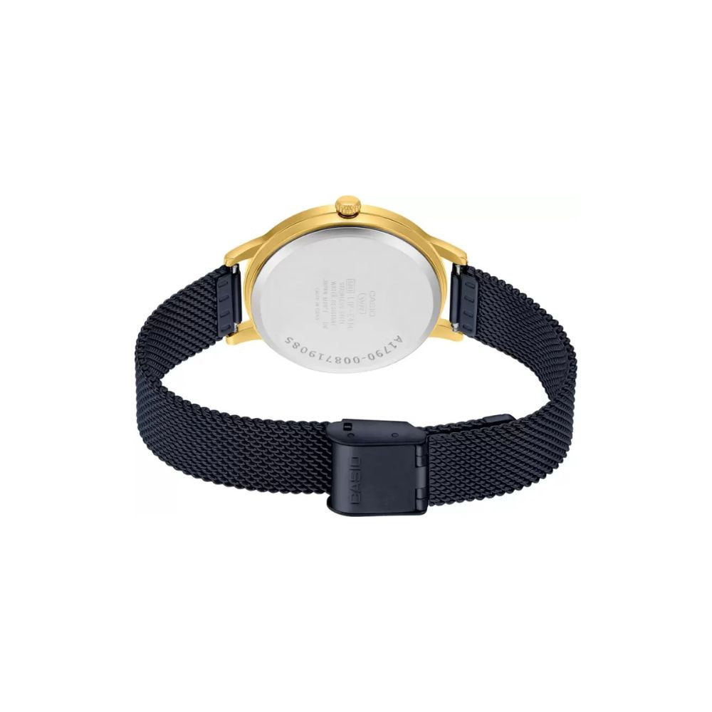 Casio Standard Ladies Mesh Chain Watch LTP-E157MGB-1BDF