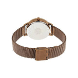 Casio Standard Ladies Mesh Chain Watch LTP-E157MR-9ADF