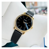 Casio Enticer Ladies Stainless Steel Mesh Chain Watch LTP-E412MGB-1ADF