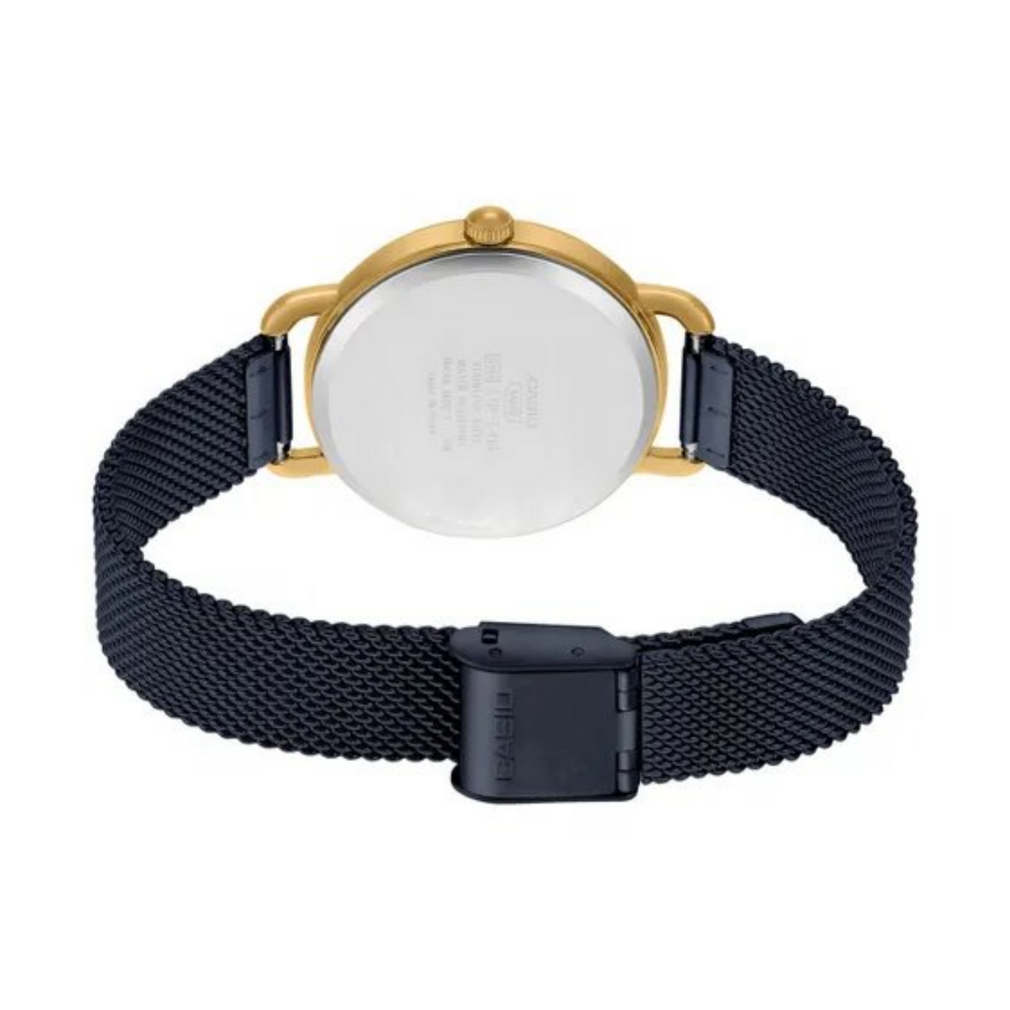 Casio Enticer Ladies Stainless Steel Mesh Chain Watch LTP-E412MGB-1ADF