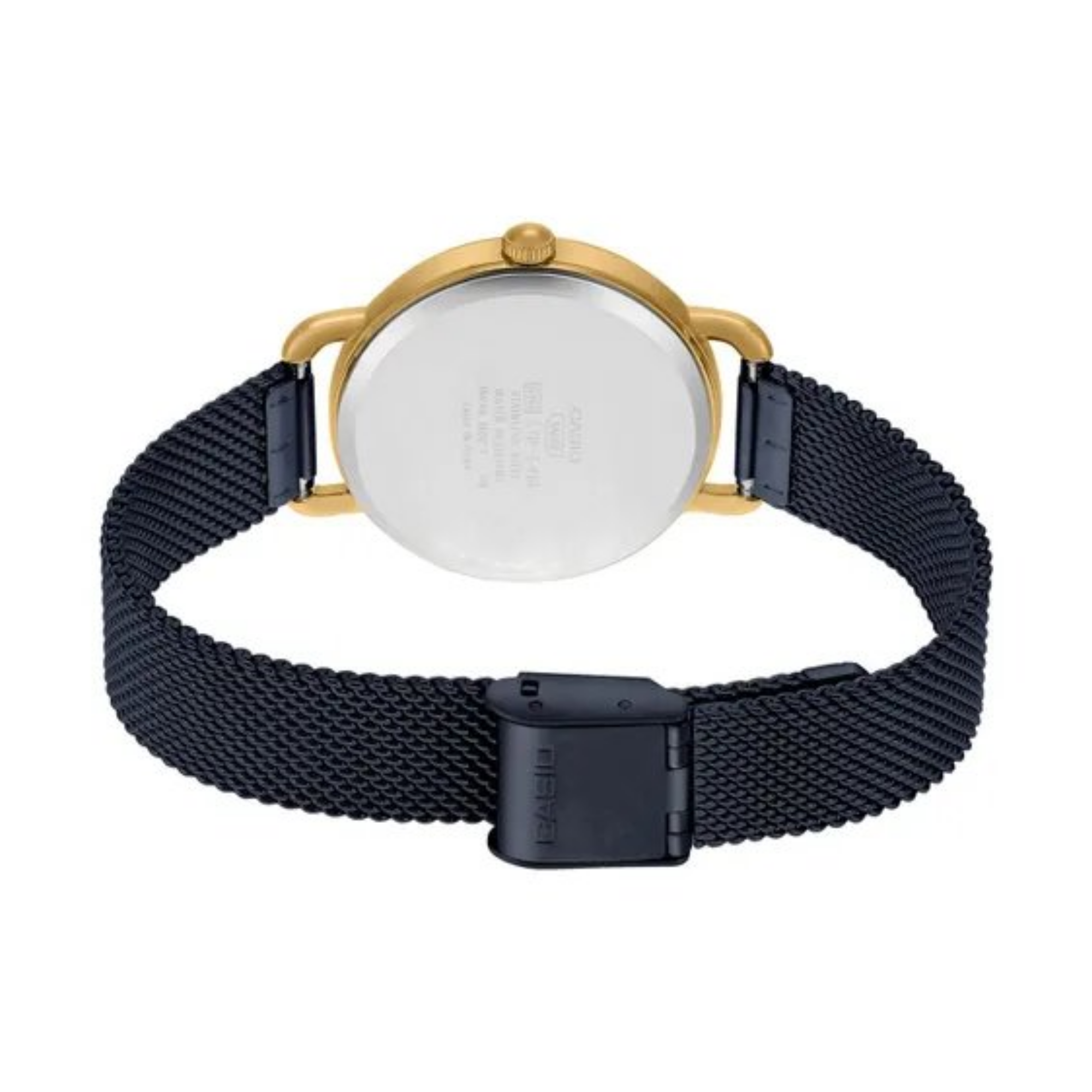 Casio Enticer Ladies Stainless Steel Mesh Chain Watch LTP-E412MGB-1ADF