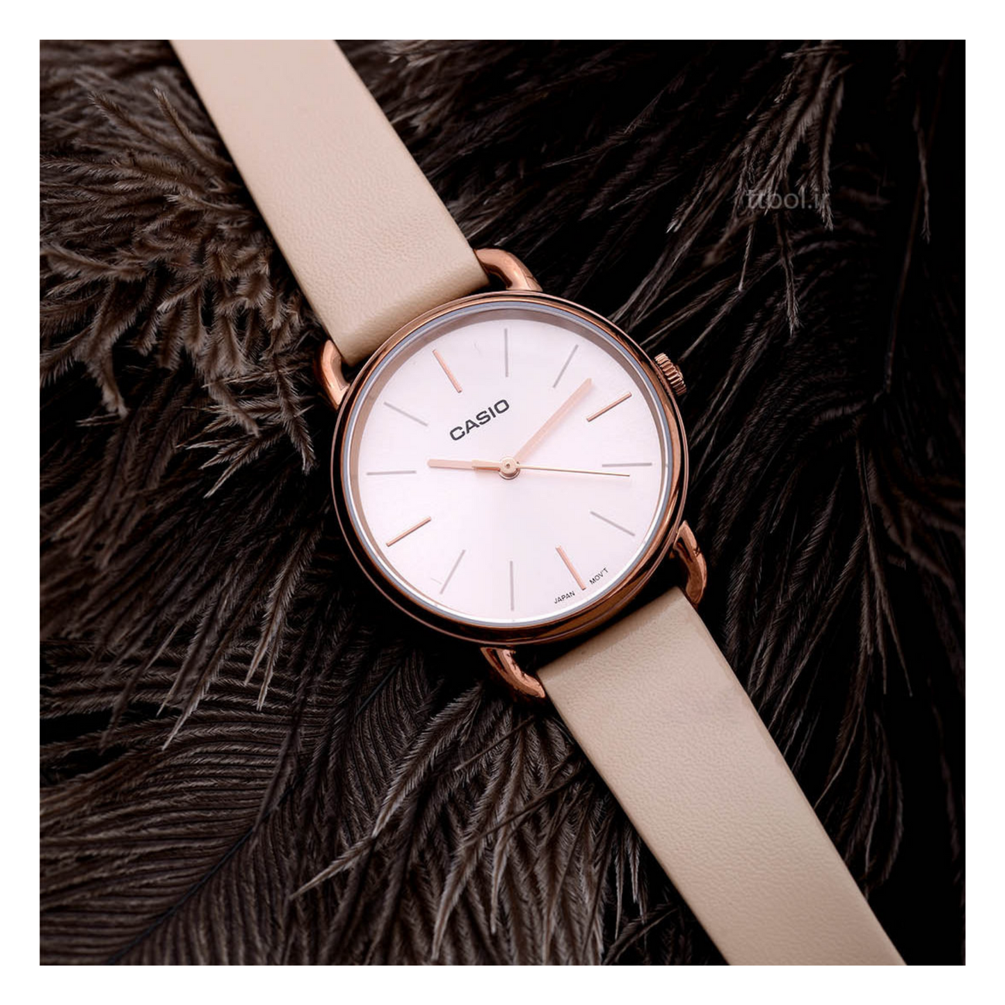 Casio Enticer Ladies Leather Belt Watch LTP-E412RL-5ADF