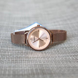 Casio Standard Ladies Mesh Chain Watch LTP-E413MR-9ADF