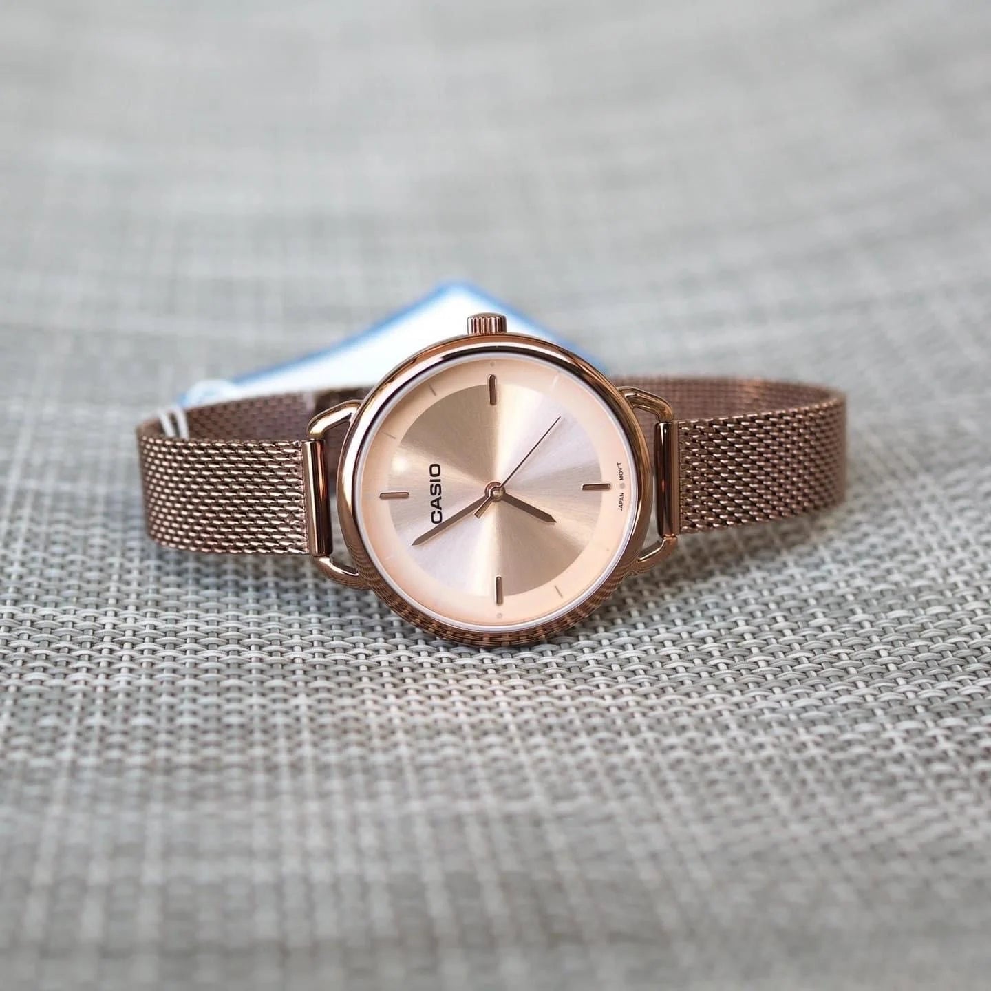 Casio Standard Ladies Mesh Chain Watch LTP-E413MR-9ADF