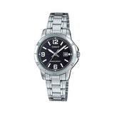 Casio Standard Date Ladies Chain Watch LTP-V004D-1B2UDF