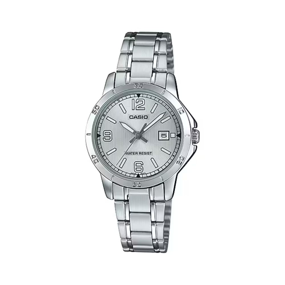 Casio Standard Date Ladies Chain Watch LTP-V004D-7B2UDF