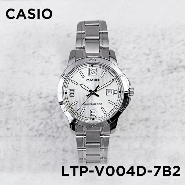 Casio Standard Date Ladies Chain Watch LTP-V004D-7B2UDF