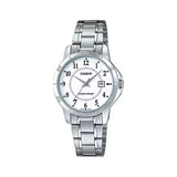 Casio Standard Date Ladies Chain Watch LTP-V004D-7BUDF