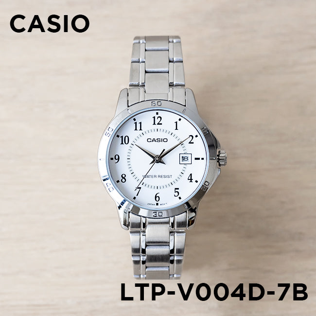 Casio Standard Date Ladies Chain Watch LTP-V004D-7BUDF