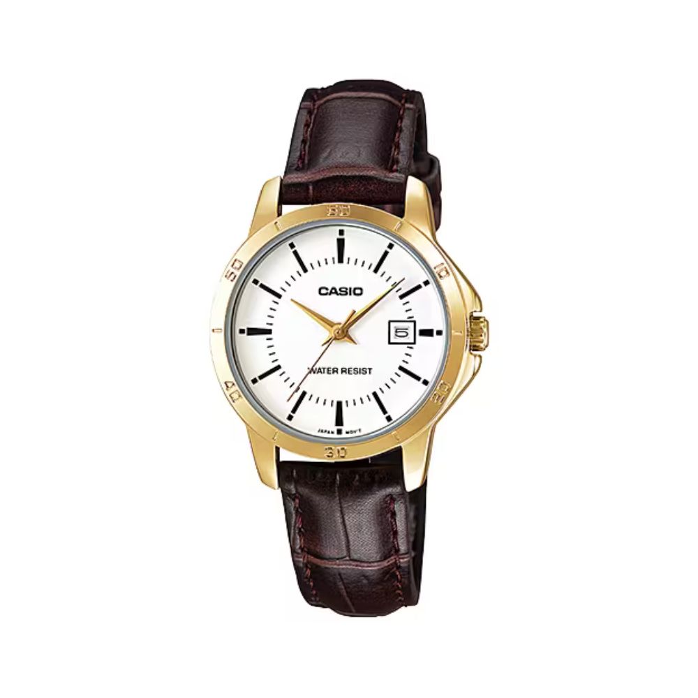 Casio Standard Date Ladies Belt Watch LTP-V004GL-7AUDF