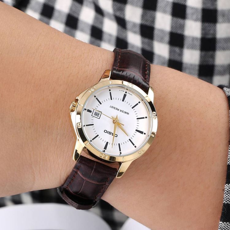 Casio Standard Date Ladies Belt Watch LTP-V004GL-7AUDF