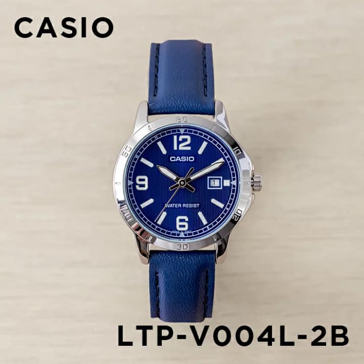Casio Standard Date Ladies Belt Watch LTP-V004L-2BUDF