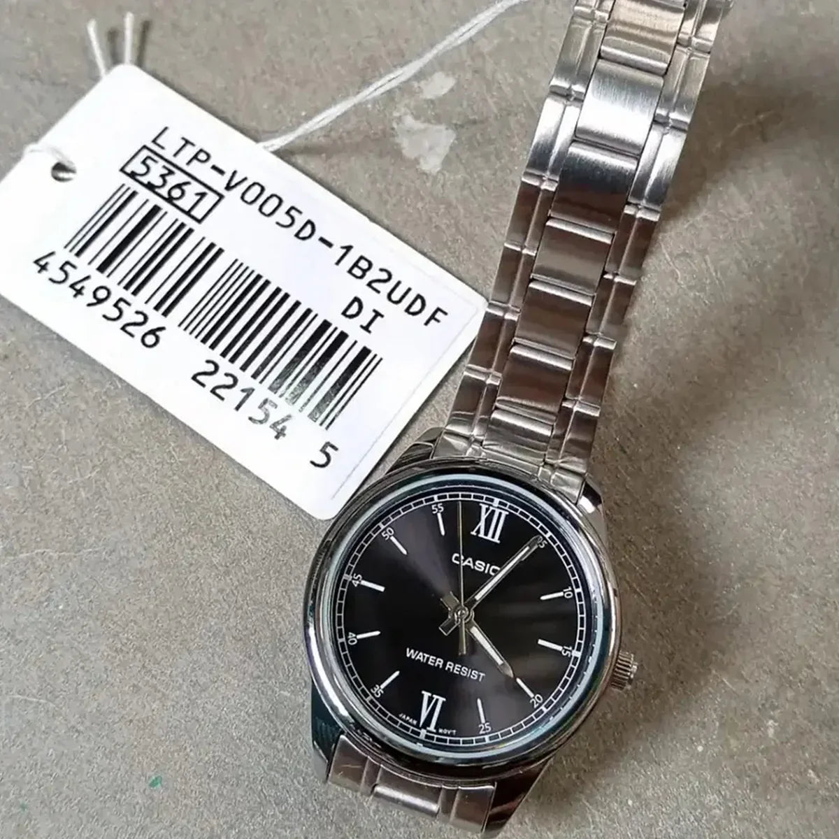 Casio Standard Ladies Chain Watch LTP-V005D-1B2UDF