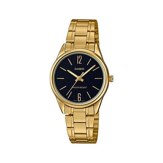 Casio Standard Golden Ladies Chain Watch LTP-V005G-1BUDF