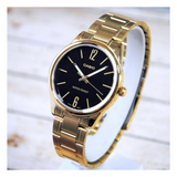 Casio Standard Golden Ladies Chain Watch LTP-V005G-1BUDF