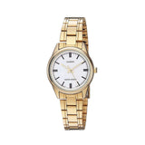 Casio Standard Golden Ladies Chain Watch LTP-V005G-7AUDF