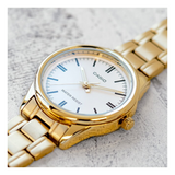Casio Standard Golden Ladies Chain Watch LTP-V005G-7AUDF
