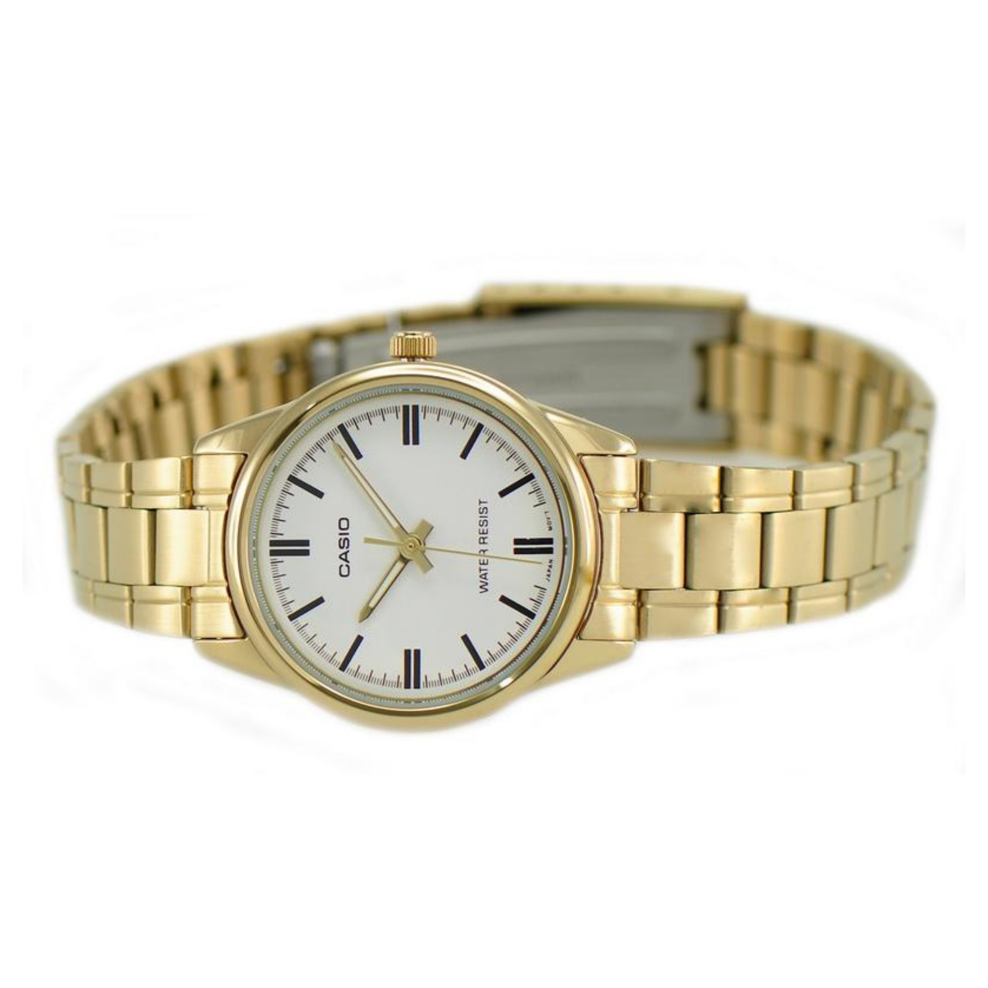 Casio Standard Golden Ladies Chain Watch LTP-V005G-7AUDF