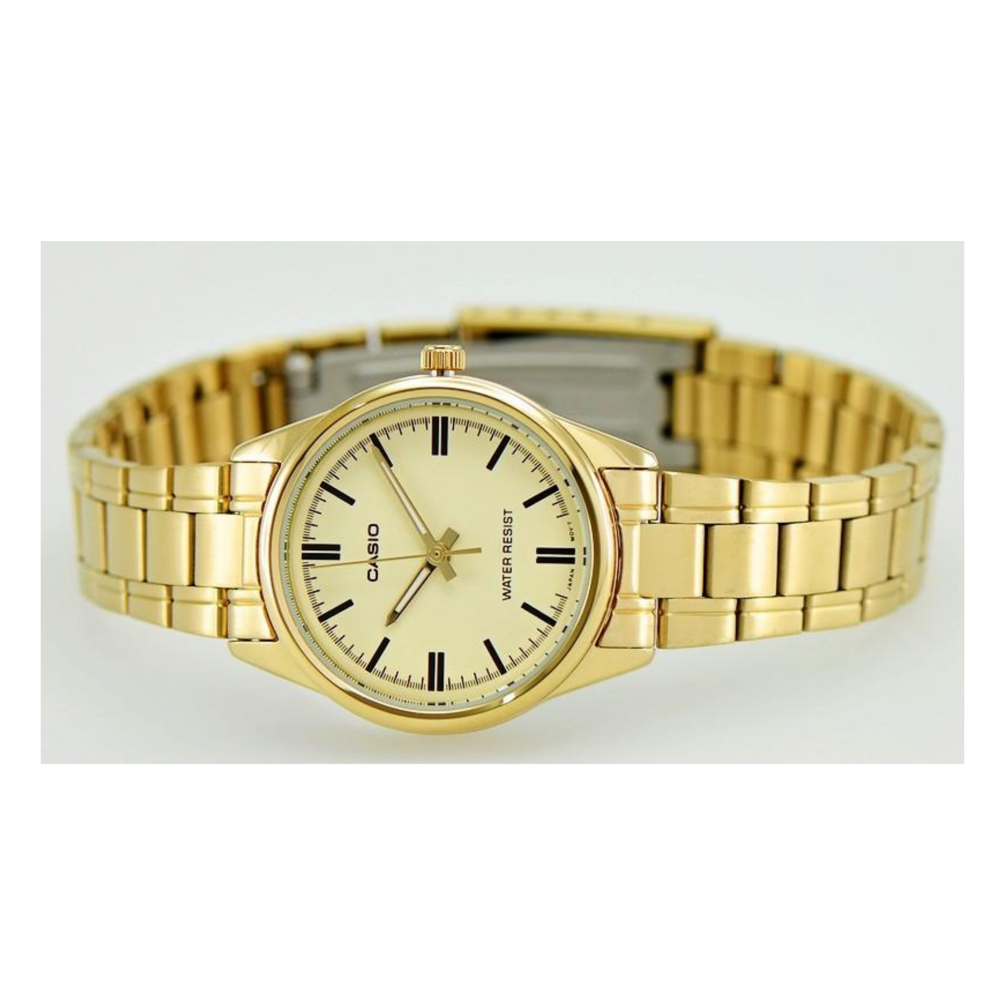 Casio Standard Golden Ladies Chain Watch LTP-V005G-9AUDF
