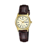 Casio Standard Day Date Ladies Belt Watch LTP-V006GL-9BUDF