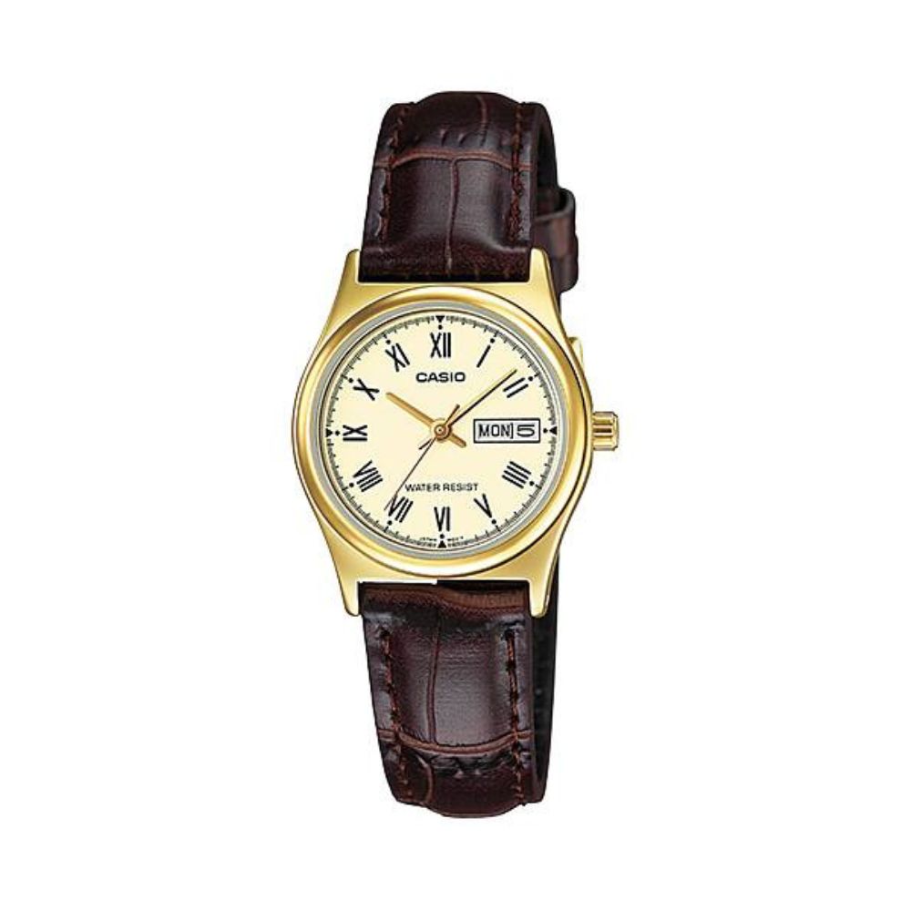 Casio Standard Day Date Ladies Belt Watch LTP-V006GL-9BUDF